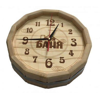 Часы для бани "Бочонок" (ЧБ-С)