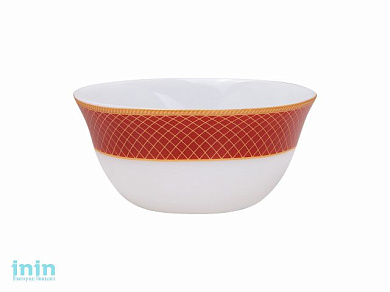 Салатник стеклокерамический, 120 мм, круглый, серия REGENT RED (Регент рэд), DIVA LA OPALA (Sovrana Collection)