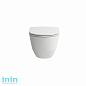 Унитаз подвесной Laufen Pro 820966 36x53, безободковый+Сиденье с тонкой крышкой Soft Close для унитаза Laufen Pro 898966