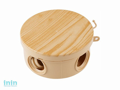 Коробка распаячная ОП 85х40мм, сосна, 4 мембр. вх. IP54 ЮПИТЕР