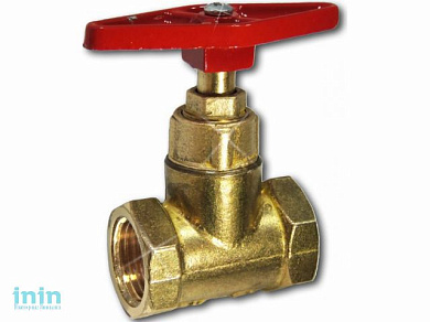 Кран вентильный 1/2" вн.-вн. (ПАР) PN1,6 МПа, 15Б1п, Цветлит (Температура теплоносителя  до 200°С)