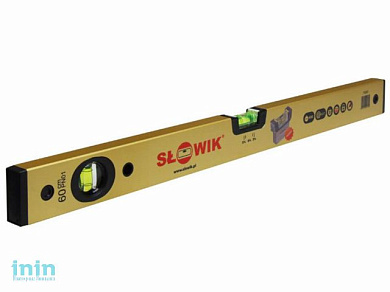 Уровень 1000 мм 2 глаз. брусковый, золото PN01 SLOWIK (быт.) (650 гр/м 0.30 мм/м)