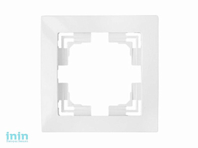 Рамка 1-местная белая, Уют, Bylectrica (Крышка  ЮЛИГ.735212.275 Гарантийный срок:24 месяца)