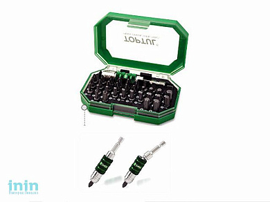 Набор бит 1/4"  35шт. с поворотным магнитным держателем TOPTUL (GACW3501)