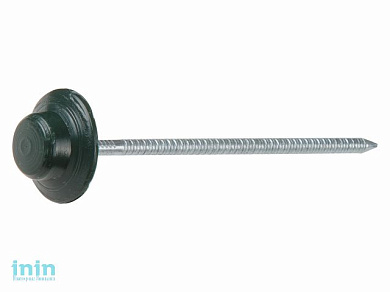 Гвоздь для ондулина 2.5х70 зеленый (100 шт в упак) (STARFIX)