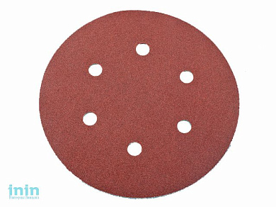 Шлифлист 150мм P120 бумага, самосцепл. (6 отв.) (ОАО "БАЗ")