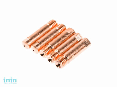Трубка контактная Ф 0.8 мм M6х25 мм E-Cu (набор 5 шт) SOLARIS (контактный наконечник)