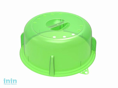 Крышка для СВЧ Express (Экспресс), 264 мм, киви, BEROSSI (Изделие из пластмассы. Размер 282 х 264 х 105 мм)