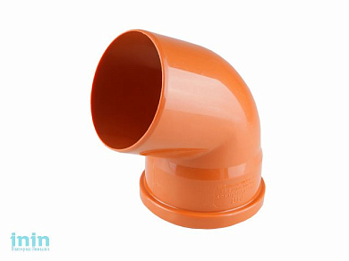 Колено для наружной канализации 160х67 РосТурПласт (Отвод нар.160х67,5)
