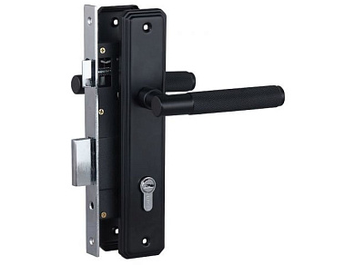 Замок врезной с/руч БУЛАТ ЗВ4-1.02.08 ФЕРОНА матовый никель 5 перф.кл.