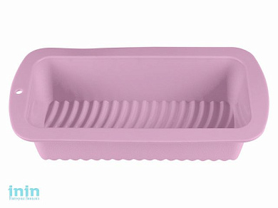 Форма для выпечки, силиконовая, прямоугольная, 27 х 13.2 х 6.5 см, лиловая, PERFECTO LINEA