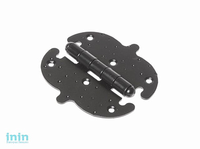 Петля 90 мм фигурная, черн.мат. STARFIX