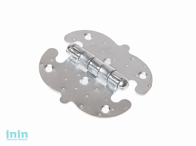 Петля 90 мм фигурная, белый цинк STARFIX