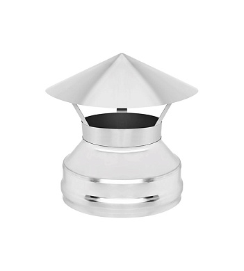 Оголовок нерж. (AISI 430/0,5мм) д.115х180