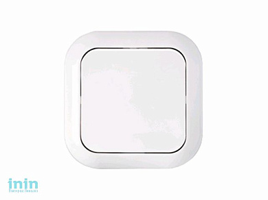 Выключатель 1 клав. (cкрытый, 6А) белый, Гармония, BYLECTRICA (Выключатель одноклавишный скрытой установки Гарантийный срок:24 месяца)