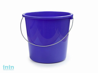 Ведро 5 л, лазурно-синий, BEROSSI (Изделие из пластмассы. Литраж 5 литров)