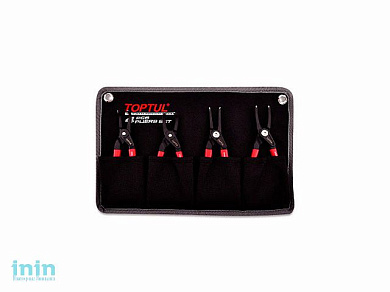 Набор съемников стопорн.колец 4шт. на полотне TOPTUL (GPAQ0402)