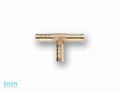 Соединение елочка 8 мм Т-образное (латунь) ECO