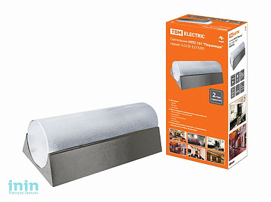 Светильник НПО 101 "Пирамида" серый 1х25 Вт Е27 КЛЛ TDM