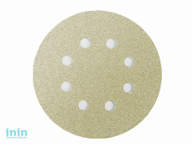 Шлифлист 125мм P80 бумага, самосцепл. (8 отв.) (ОАО "БАЗ")