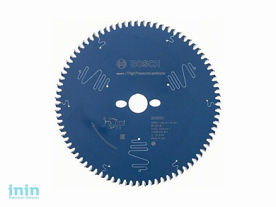 Диск пильный 260х30 мм 80 зуб. по ламинату EXPERT FOR HIGH PRESSURE LAMINATE BOSCH (твердоспл. зуб)