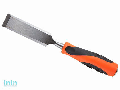 Стамеска плоская 32мм STARTUL MASTER (ST4034-32) (обрезиненная рукоятка, металлический затыльник)