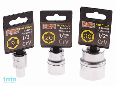 Головка 1/2" 9мм 6гр. PRO STARTUL (PRO-52009)