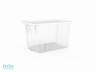 Контейнер Porter 21 л, прозрачный, BEROSSI (Изд. из пластм. Размер 447 х 315 х 259 мм)