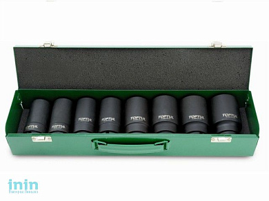 Набор головок ударн. 3/4" 26-38мм 6гр. 8шт глуб. TOPTUL (GDAD0802)