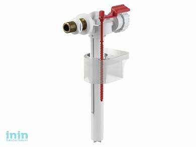Впускной механизм с боковой подводкой и металлической резьбой (для керамических бачков) 3/8, Alcapla (Впускной механизм с боковой подводкой и металлич