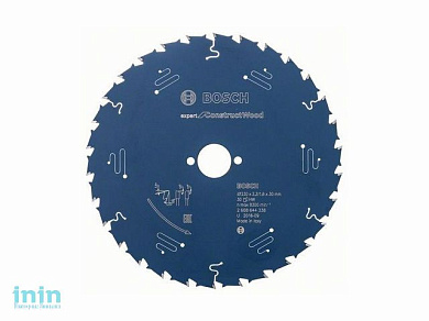 Диск пильный 230х30/25,4 мм 30 зуб. по дереву CONSTRUCT WOOD BOSCH (переменный зуб)
