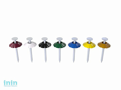 Гвозди декоративные 1.8х32 мм коричневая шляпка (100 шт в зип-локе) STARFIX