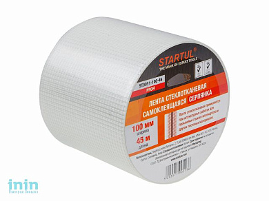 Лента стеклотканевая (серпянка) 150ммх20м самокл. STARTUL PROFI (ST9051-150-20)