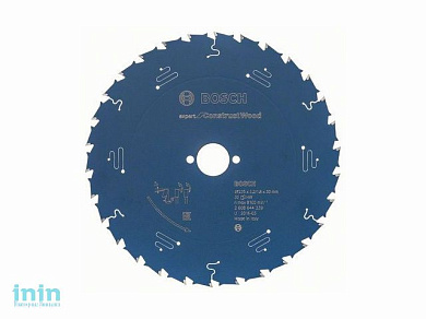 Диск пильный 235х30/25,4 мм 30 зуб. по дереву CONSTRUCT WOOD BOSCH (переменный зуб)