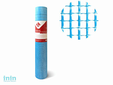 Стеклосетка штукатурная 5х5, 1мх50м, 160, синяя, PRORAB (разрывная нагрузка 1500Н/м2) (LIHTAR)