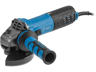 Одноручная углошлифмашина BULL WS 1217 в кор. БЕСЩЕТ., рег. об., 125 мм, 1600 Вт, плав. пуск., 4 м (3200 - 9500 об/мин, константная электроника, защита от повторного включения, вес 2,2 кг)