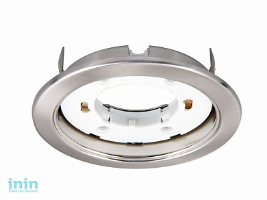 Светильник светодиодный встраиваемый 6-15 Вт PGX53 IP20 230В (мат. никель) JAZZWAY (106*39мм)