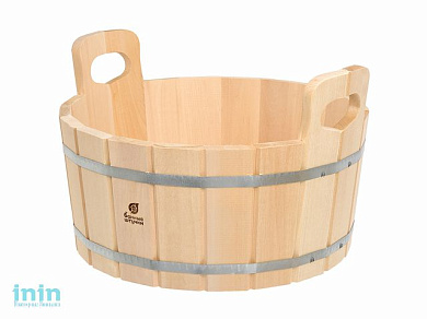 Ушат "шайка" 15 л, липа, "Банные штучки" (БАННЫЕ ШТУЧКИ)