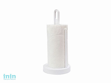 Держатель для бумажных полотенец Solo (Соло), снежно-белый, BEROSSI (Изделие из пластмассы. Размер 322,6 х 148 мм)