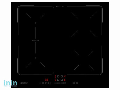 Панель варочная индукционная NORMANN BHI-6470B.BK (4 конф., 7000Вт, Индукция, Flexi-Zone, Booster)