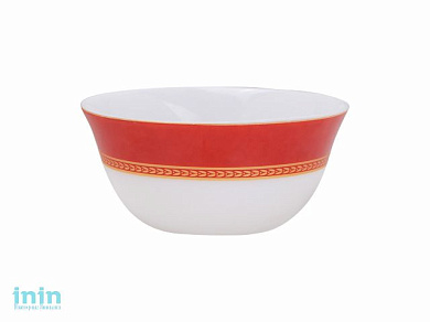 Салатник стеклокерамический, 120 мм, круглый, серия AMEERAH RED (Амира рэд), DIVA LA OPALA (Sovrana Collection)