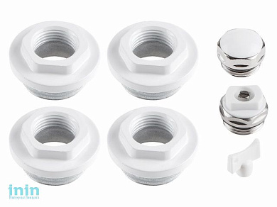 Комплект для подключения радиаторов 1"х3/4" без кронштейнов (Комплект монтажный, универсальный, 3/4") (Termolux)