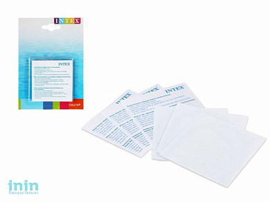 Ремкомплект для надувных изделий с самоклеющейся заплаткой, INTEX