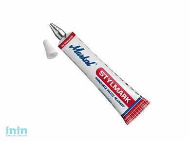 Маркер промышл. перманентный с шариковым наконечником MARKAL STYLMARK БЕЛЫЙ (Толщина линии 3 мм. Цвет белый)