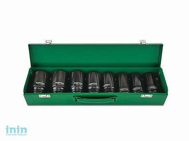 Набор головок ударн. 3/4" 22-38 мм 6 гр. 8пр. TOPTUL (GDAD0807)