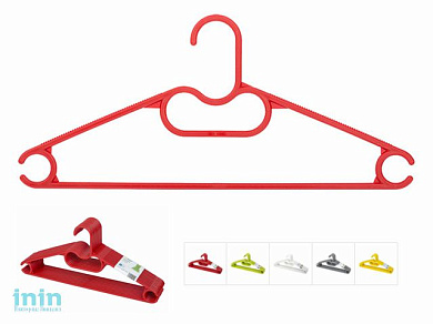 Вешалки Pirueto (Пируэто) комплект 10шт., DRINA (цвета в ассортименте)