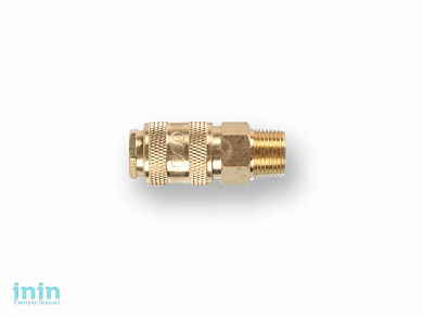 Соединение быстросъем. МАМА х нар. резьба 3/8" (латунь) ECO