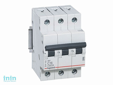 Автоматич. выключатель Legrand RX3 3P C 63A 4,5кА 3M