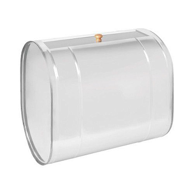 Бак нержавейка 60л под контур (Горизонталь, овальный) (AISI 439) Везувий