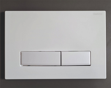 BURKE клавиша смыва тип 09 белый матовый/белый матовый